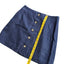 Aritzia Wilfred 100% Linen Button Front Mini Skirt