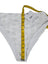 Beach Riot Hazel Bikini Bottoms, Embroidered, Floral, High Rise, White, Size L