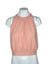 Aritzia Wilfred High Neck Open Back Tie Blouse