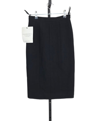 CHANEL Boutique Wool/Silk Pencil Skirt