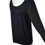Bryn Walker Modal Scoop  Neck Long Sleeve Top