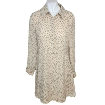 Frank & Oak Womens Abstract Print Mini Dress