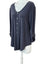 Sympli Button Front Slinky Ruched Sleeve Blouse