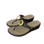 CROCS Sanrah Metallic O-Ring Mini Wedge Sandals