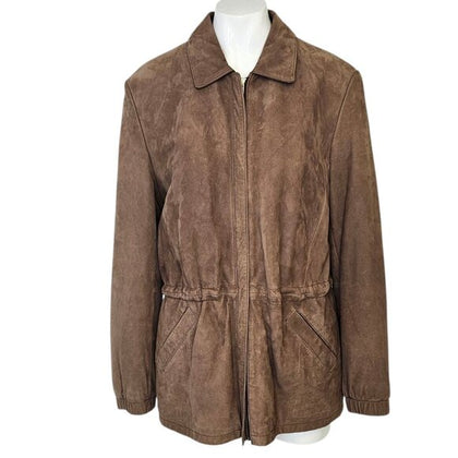 Wilson's Leather Cinch Waist Genuine Leather Jacket