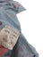 Bellambia 100% Linen Floral Open Front Roll Sleeve Cardigan