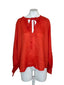 MASAI Dortea 100% Linen Tie Neck Long Sleeve Top