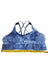 ZYIA Strappy Back Diamond Dip Tie Dye Sports Bra