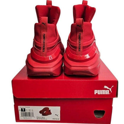 Puma Fierce 2 High Risk Red High Top Trainers