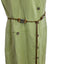 Positive Attitude Vintage Boho Beaded Belt Midi Dress