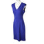 M.M. LaFleur Womens V-Neck Stretch Nylon Knit Dress