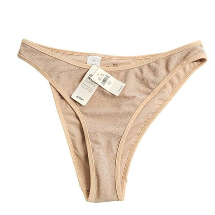Aerie Cheekiest Shimmer Bikini Bottoms