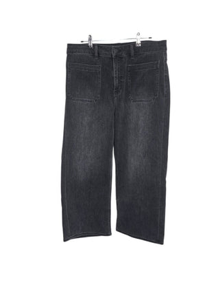 Quince Bella Stretch Patch Pocket Wide Leg Jeans