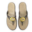 CROCS Sanrah Metallic O-Ring Mini Wedge Sandals