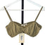 Meshki Jordan Ruched Front V Crop Top