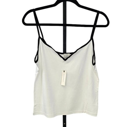 Anthropologie Maeve Contrast Piped Tank Top