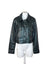 House of Harlow 1960 Faux Leather Croc Embossed Crop Jacket