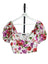 Abercrombie & Fitch Sweetheart Puff Sleeve Crop Top