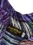 Jams World Long Sleeve V-Neck Multi Colored Blouse