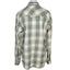 Ariat Plaid Western Fringe Snap Button Down Top