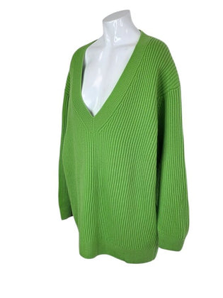 Aritzia Babaton Roger Sweater, Wool Relaxed V-Neck Pullover \