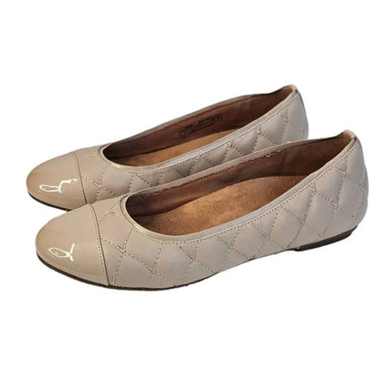 Vionic Desiree Women's Quilted Flat Supportive Dress Shoe