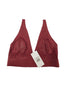 Siella Soft Lace Plunge Front Bra