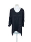 Oh My Gauze!  3/4 Ruched Sleeve Drapey Shirt