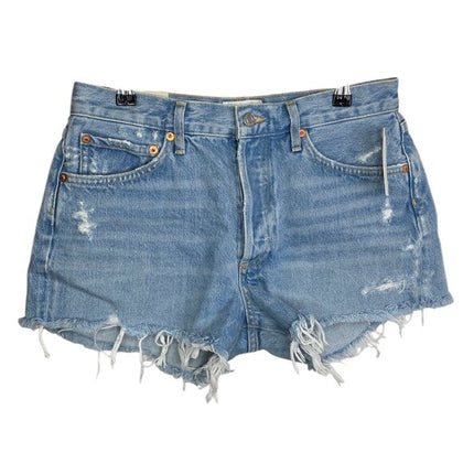AGOLDE Parker Denim Fray Shorts