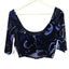 Athleta Exhilarate Velvet Crop Top