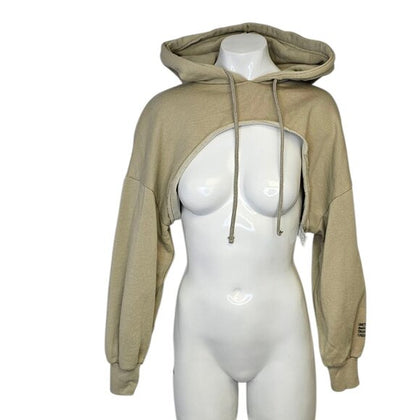 Zara Super Cropped Shrug Hoodie