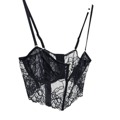 Anthropologie Floral Lace Underwire Bustier