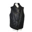 Danier Genuine Leather Matte Black Aysymmetrical Vest