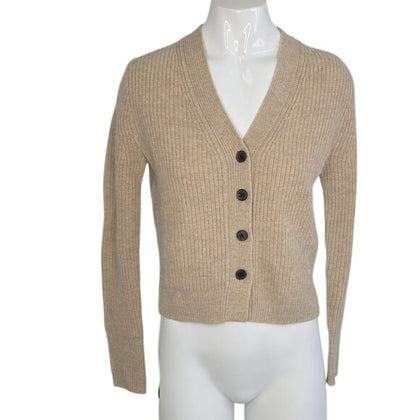 Madewell Button Front Wool Cashmere Cardigan