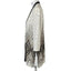 Chicos Travelers Collection Peacock Feather Foiled 3/4 Sleeve Cardigan