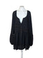 Torrid Crinkle Gauze Button Down Henley Neck Top