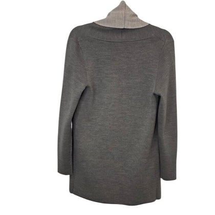 Aritzia Babaton Open Front Merino Wool Blend Cardigan