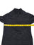 Lululemon Rest Less Cropped Half Zip, Logo Letter Black/Graphite, Size 2