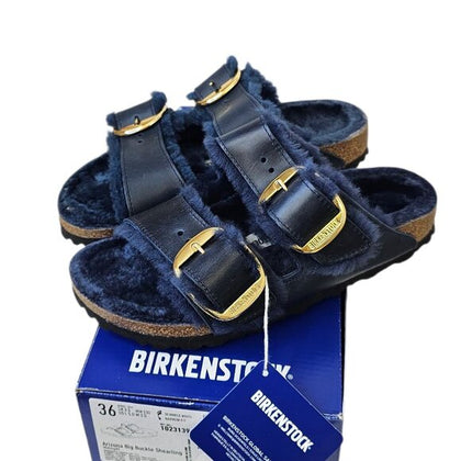 Birkenstock Arizona Big Buckle Shearling Sandals