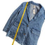 Anthropologie Maeve Oversized Denim Blazer