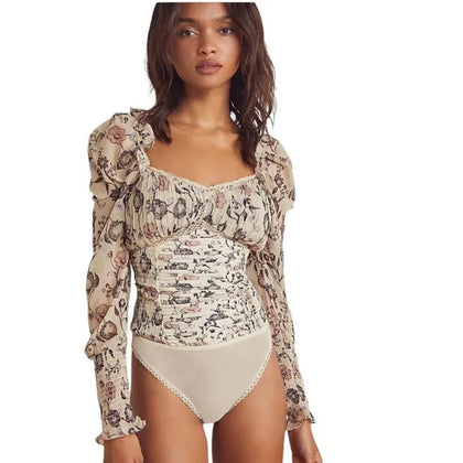 Free People Intimately Free Brunch Date Bodysuit