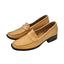 Tod's Womens Block Heel Leather Slip On Loafers