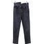 AGOLDE Womens Criss Cross Straight Leg Fray Bottom Jeans