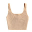 Aritzia Babaton Sculpt Knit Ribbed Cropped Tank Top