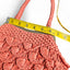 Patricia Nash Laureana Coral Raffia Frame Top Handle Bag