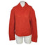 COS Womens Wool Alpaca Blend High V-Neck Shawl Collar Sweater