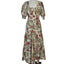 Anthropologie The Somerset Maxi Dress Puff Sleeve
