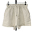 Polly Womens 100% Linen High Rise, Tie Waist Shorts