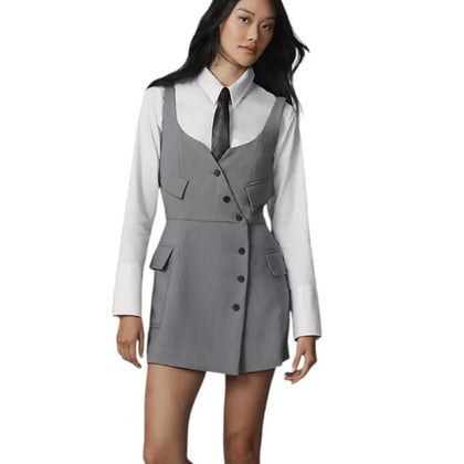 By Anthropologie Re-Worked Blazer Romper