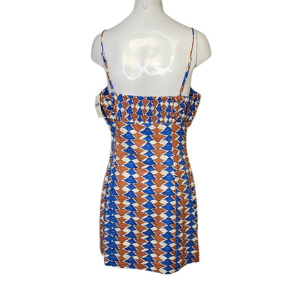 Anthropologie Maeve The Ophelia Sleeveless Linen Blend Slim Mini Dress Size 6